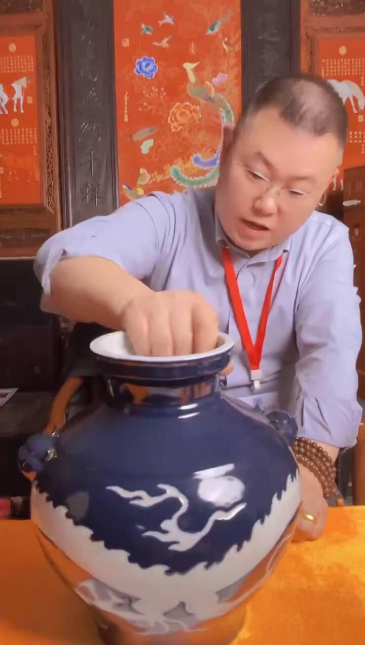 摆件陶瓷景德镇现代陶瓷流水76