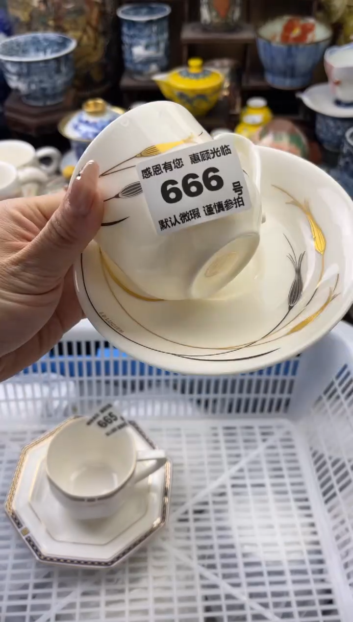 【闪购商品】瓷片666号六六工艺品瓷器