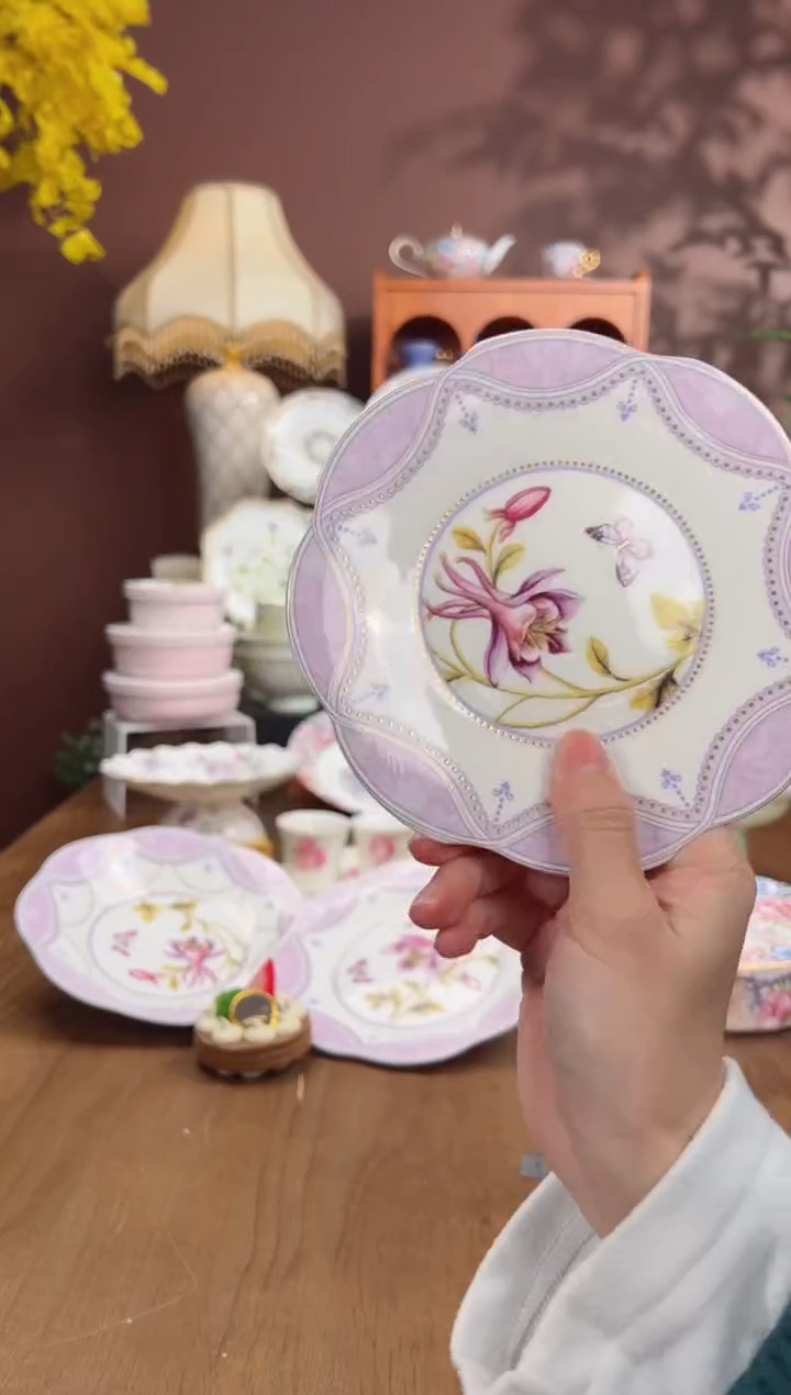 【闪购商品】瓦当波西米亚6寸点心盘2个