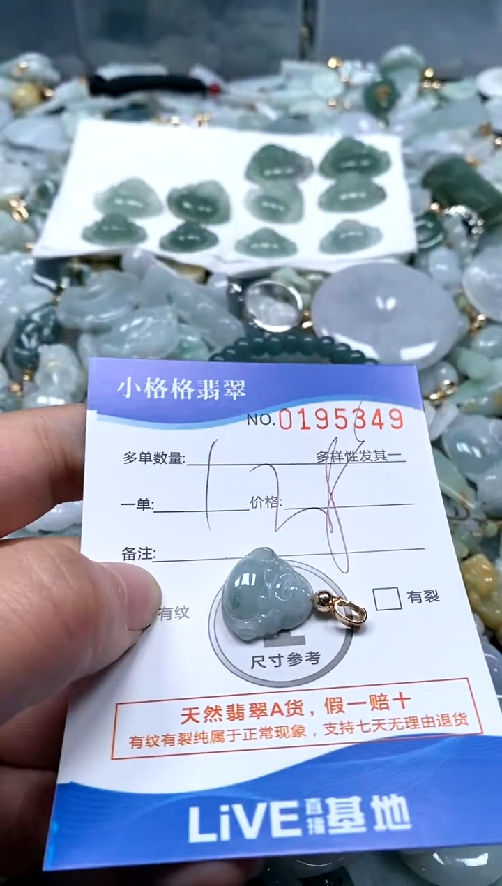 【闪购商品】翡翠颈饰未镶嵌闪购商品0195349