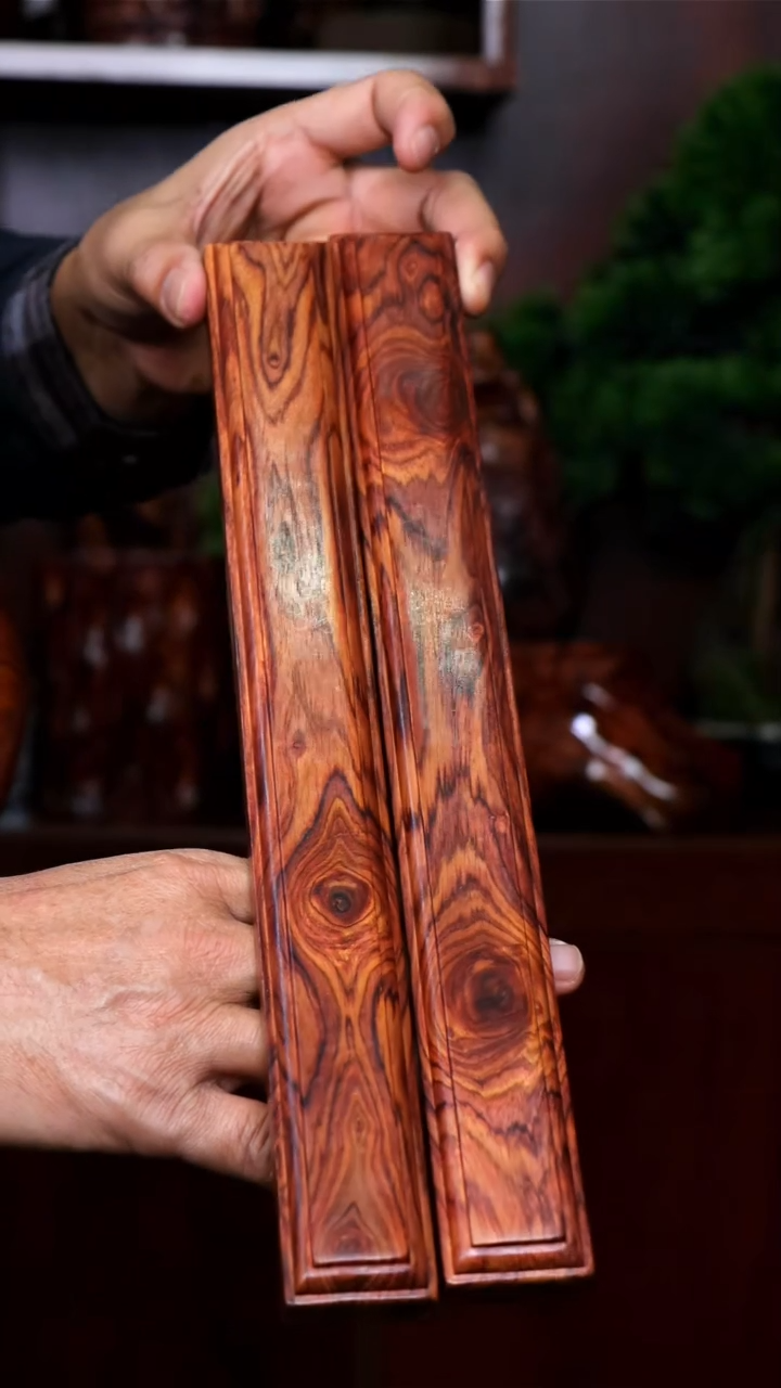 【闪购商品】黄花梨/降香黄檀其他海南黄花梨镇尺一副