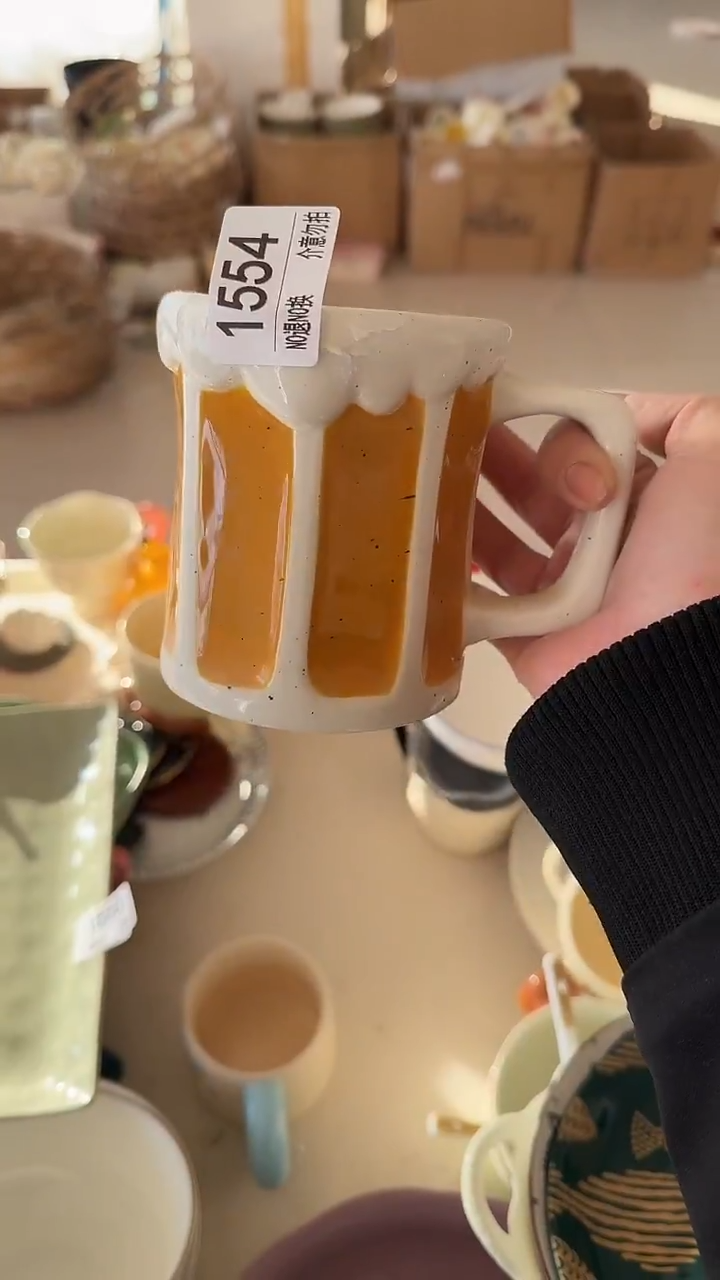 陶瓷手柄款微瑕四单包邮1554