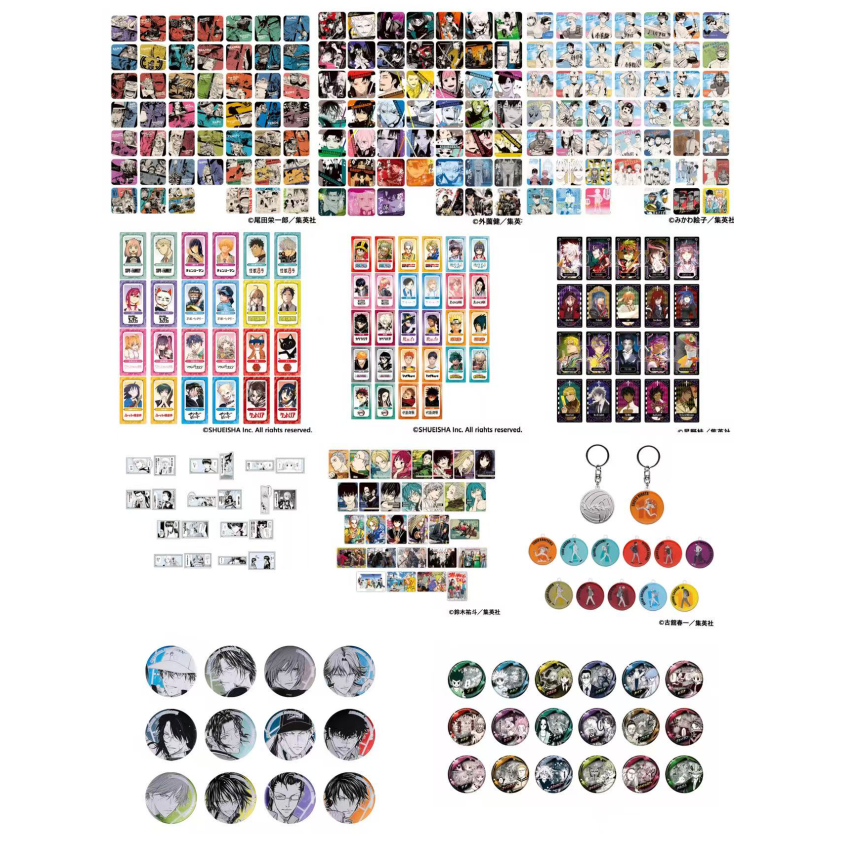 【JF2026先行】忘八神乐钵海贼猎人网王坂本排球银魂盲盒 顺丰包邮