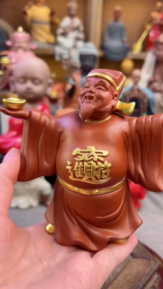 紫砂茶宠器闵茶宠摆件