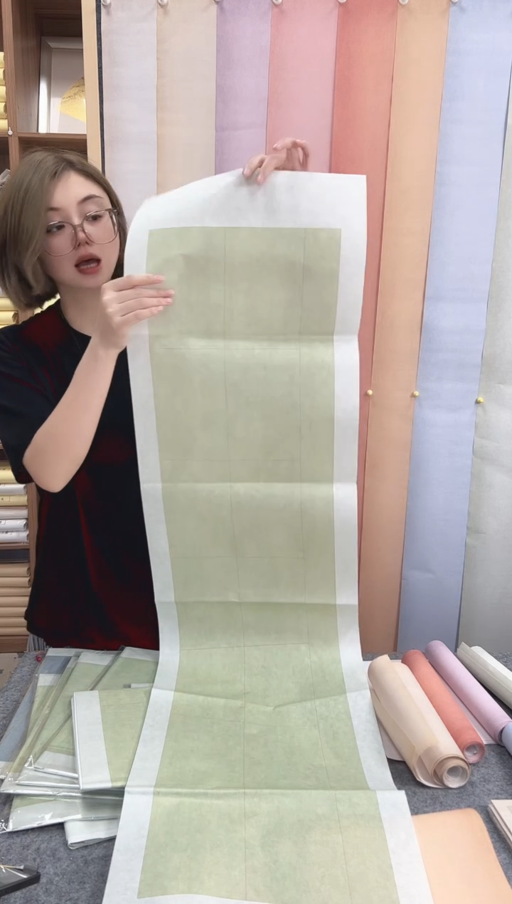 闪~四尺对开篆书28格9*12cm5张一包5包装25张微喷5分熟