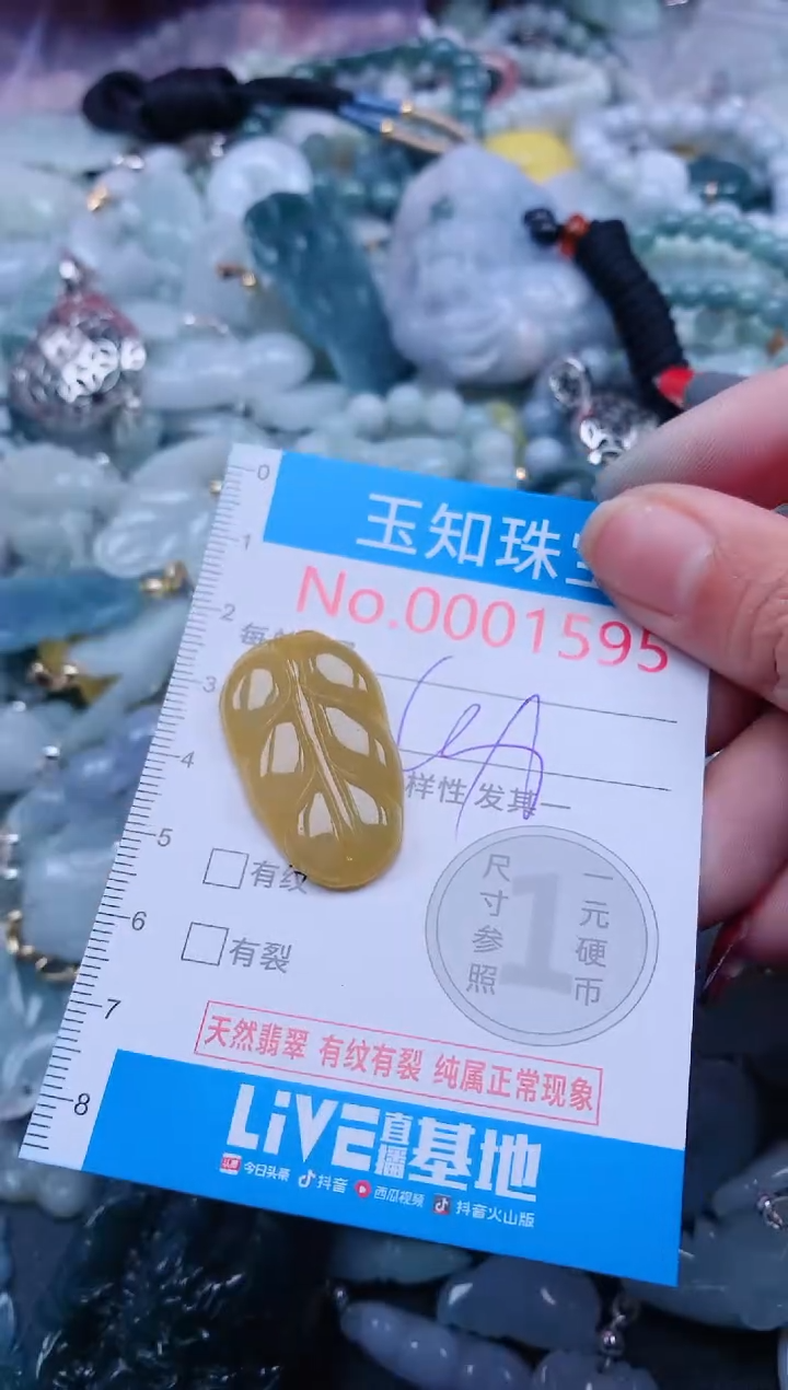 【闪购商品】翡翠吊坠(不含链)未镶嵌1595