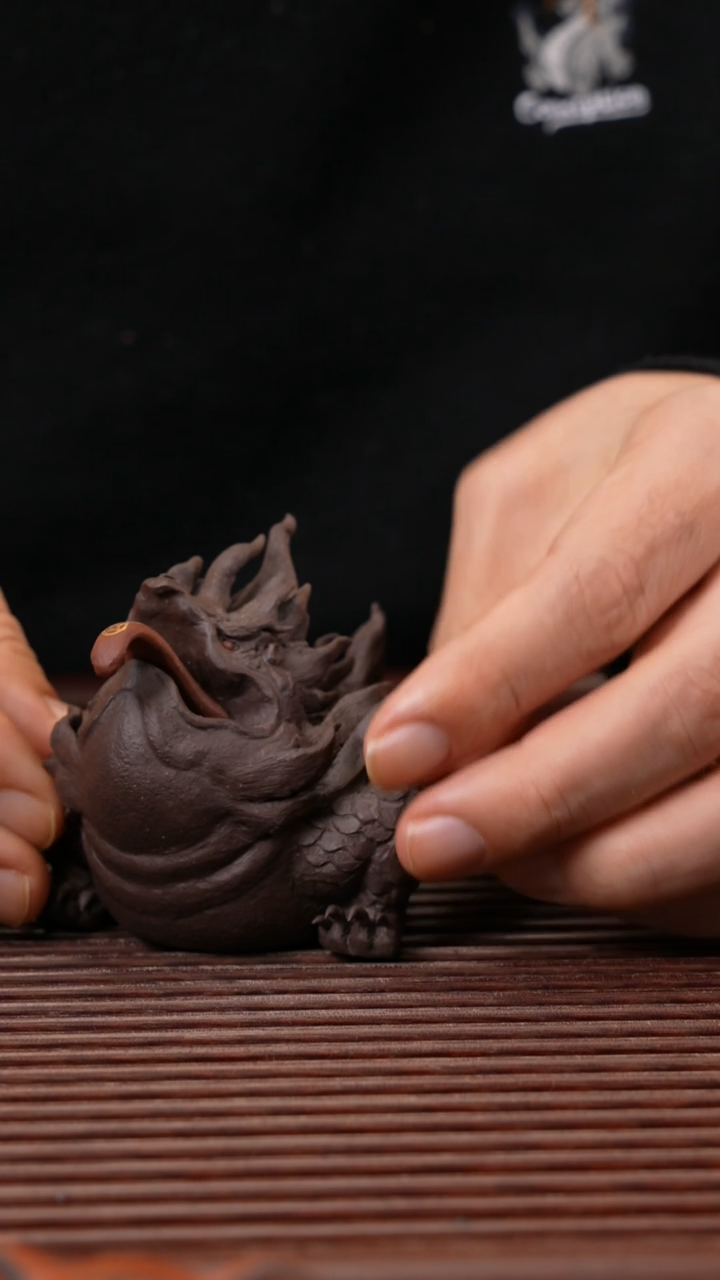 【闪购商品】紫砂茶宠霸王金蟾