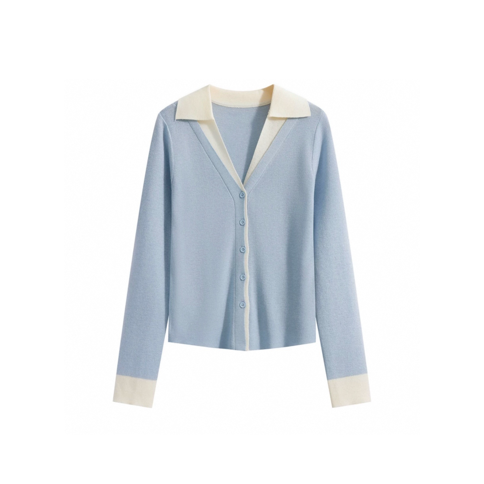 新款简约百搭潮流针织上衣5815