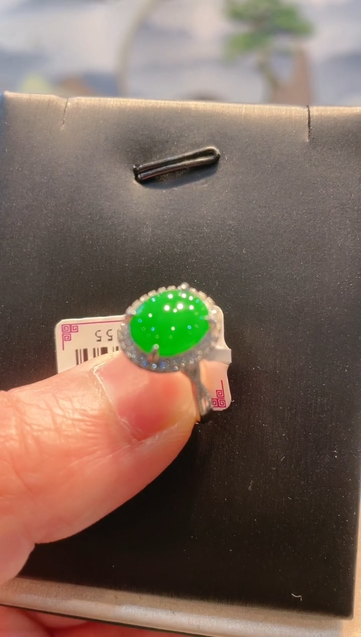 翡翠未镶嵌颈饰天然A货翡翠A60戒指