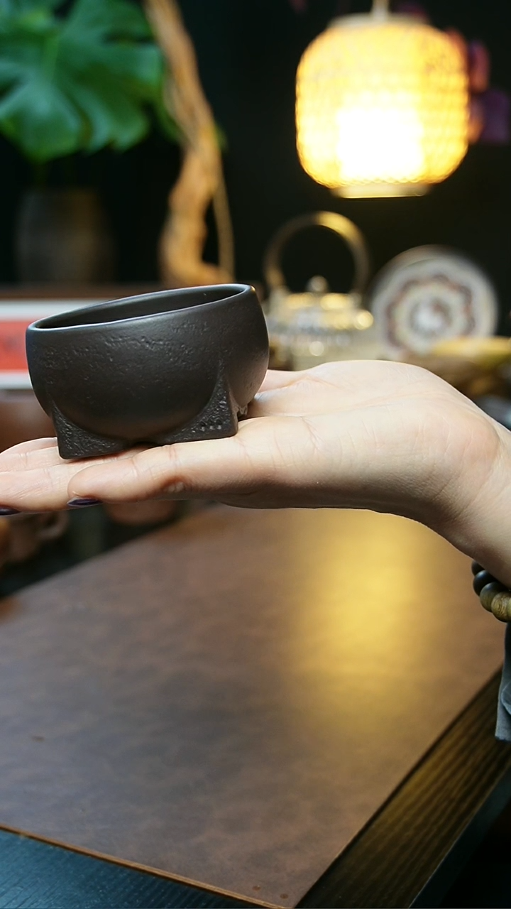 【闪购商品】紫砂茶杯天圆地方主人杯