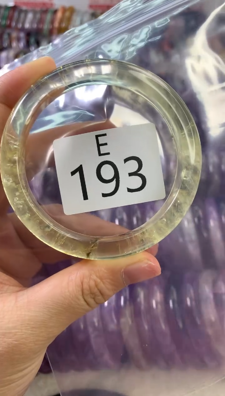 【闪购商品】水晶水晶手镯E未镶嵌193*57