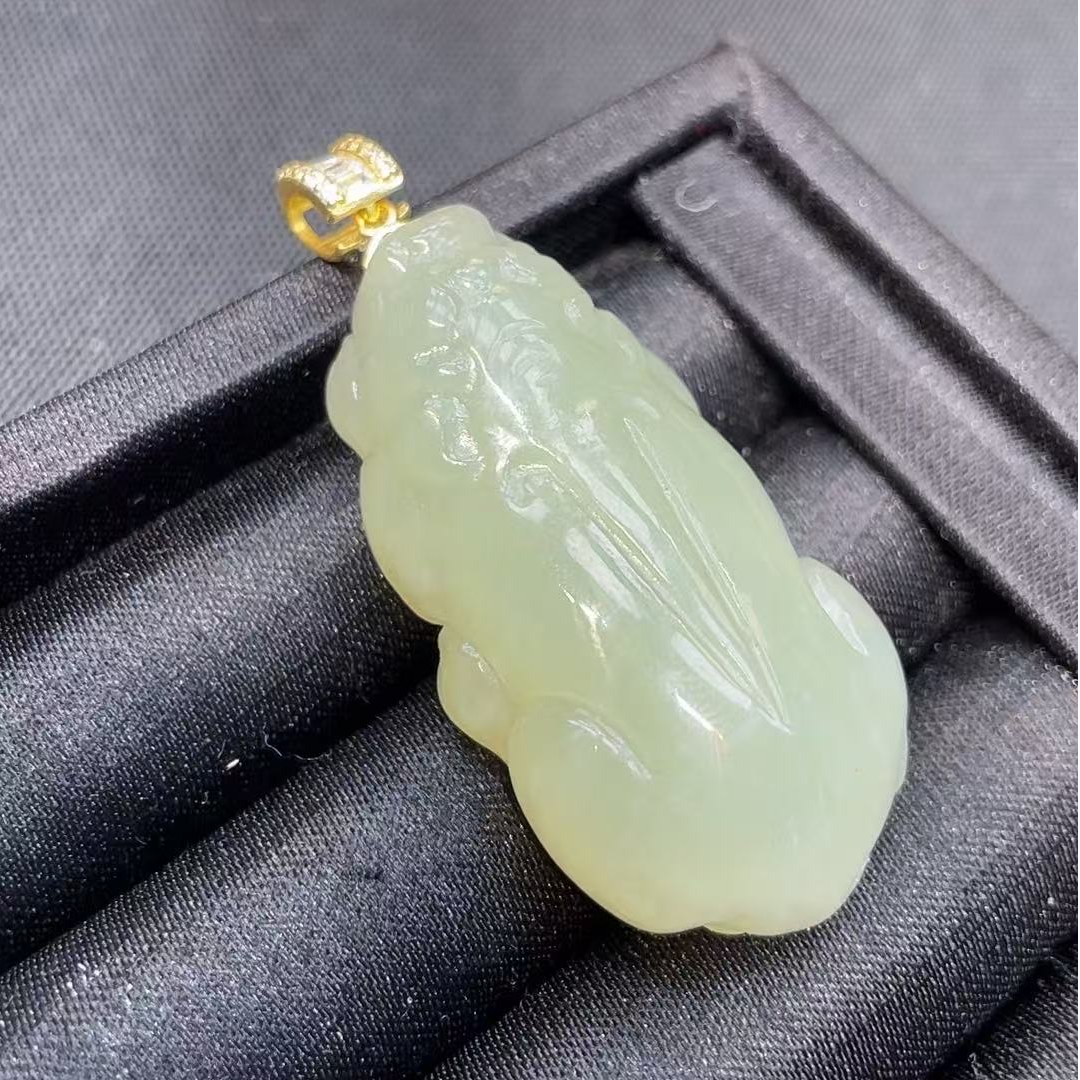 【年中大促】S925银和田玉貔貅吊坠丨天然玉石丨多样性发一丨