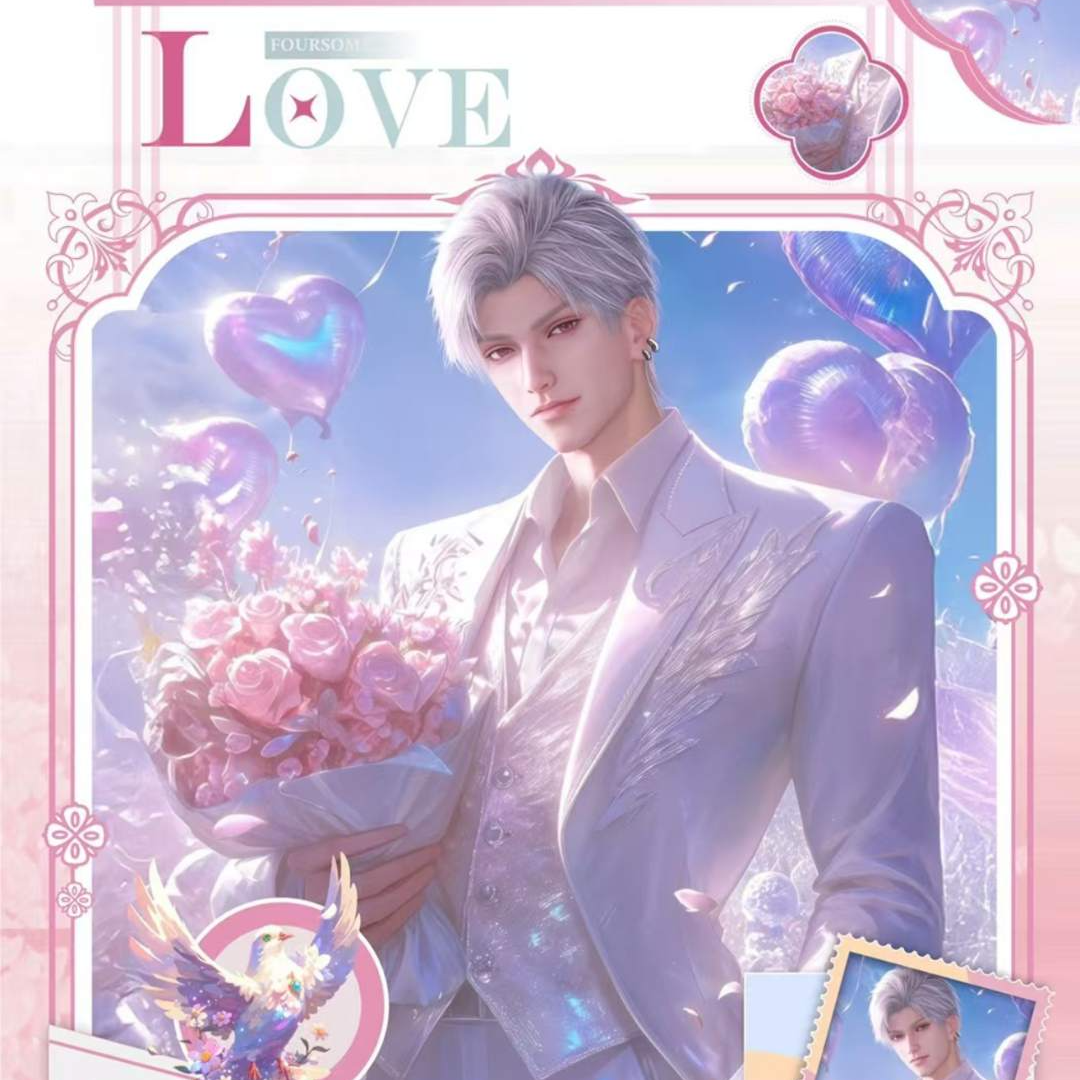 《动态文创X恋与深空》纯情男人色纸火辣辣第二弹 收藏卡牌