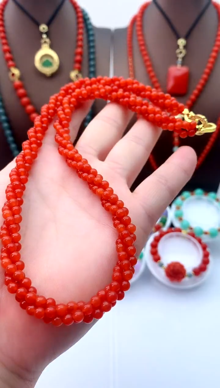 翡翠未镶嵌颈饰D236项链