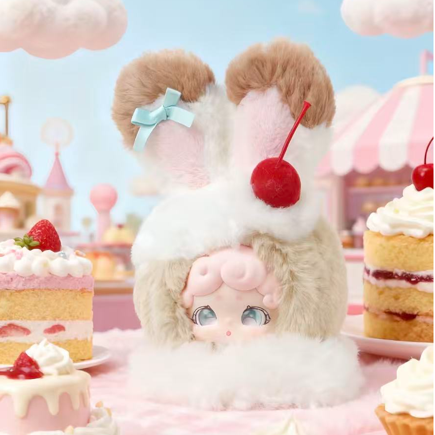 正版  晚安小兔绒绒冰系列毛绒盲盒生日礼物