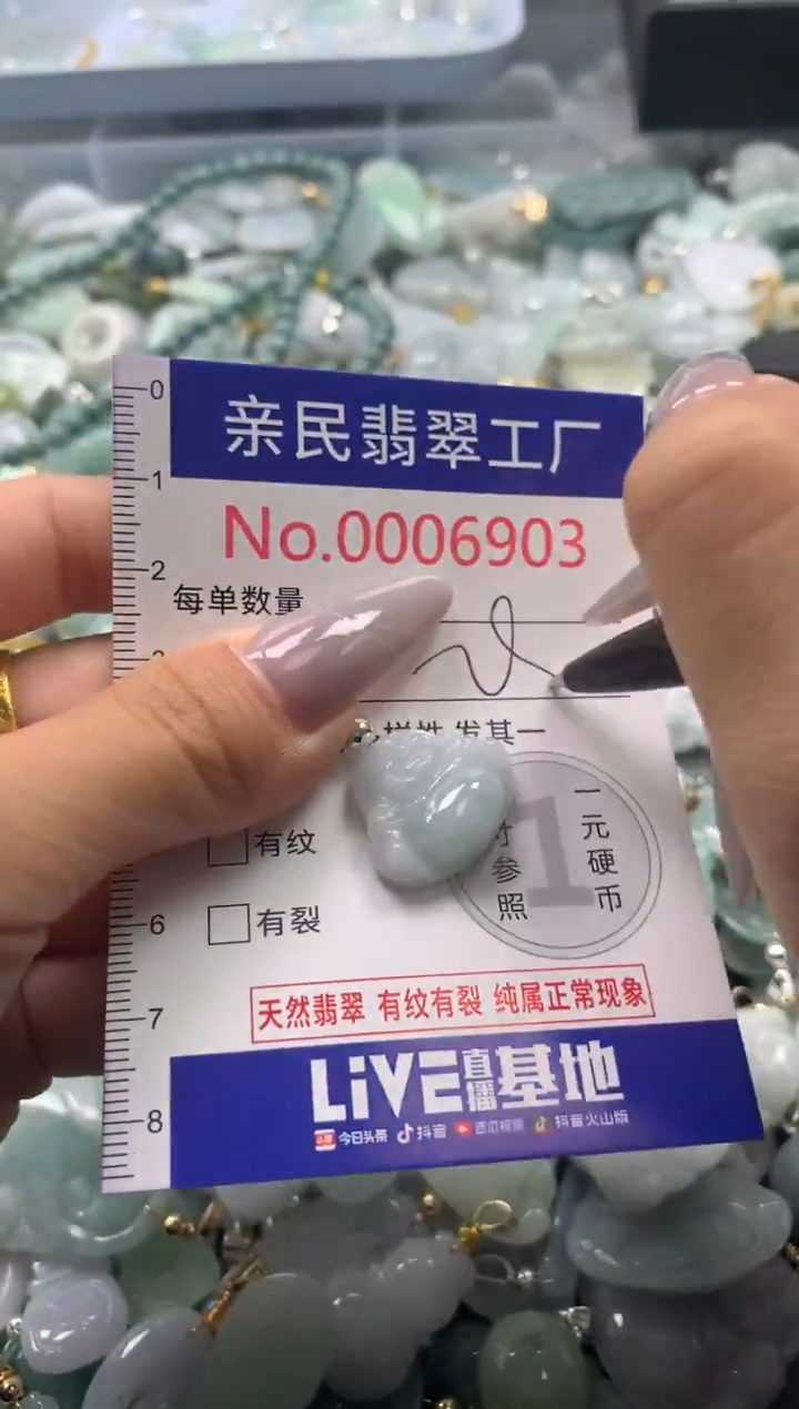颈饰未镶嵌翡翠6903