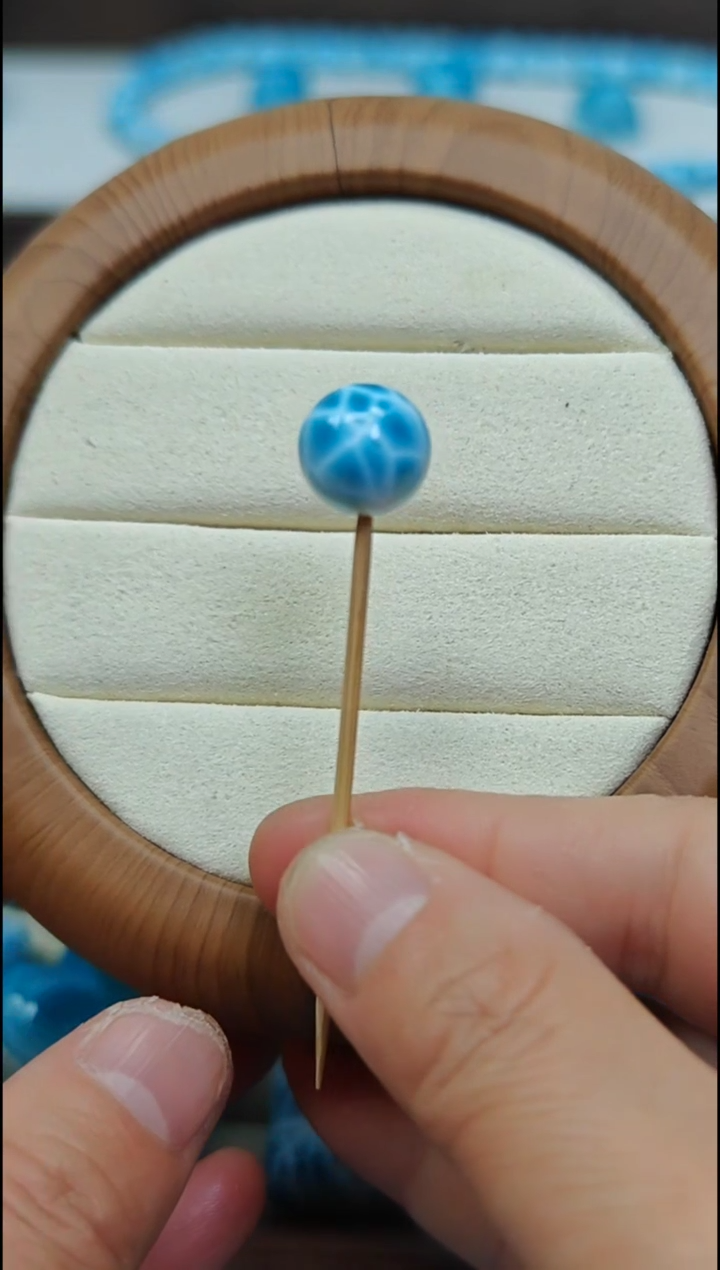 未镶嵌针钠钙石（海纹石）珠宝半成品W****e多样性发一