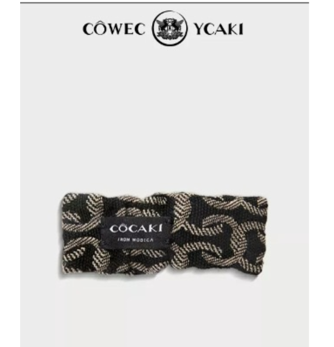 【娇娇专享】Cowec Ycaki发夹发圈装饰发带提花黑发夹2025