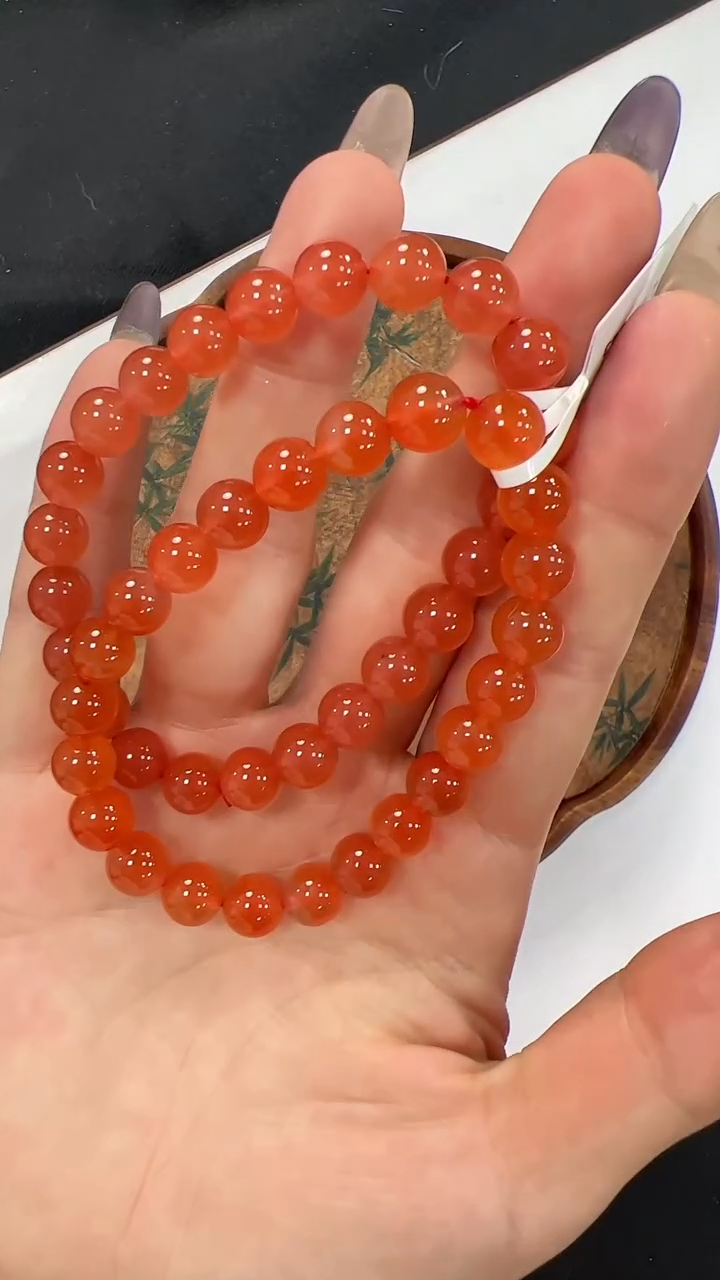 【闪购商品】南红玛瑙手链未镶嵌LQ904约8mm多样性发一件