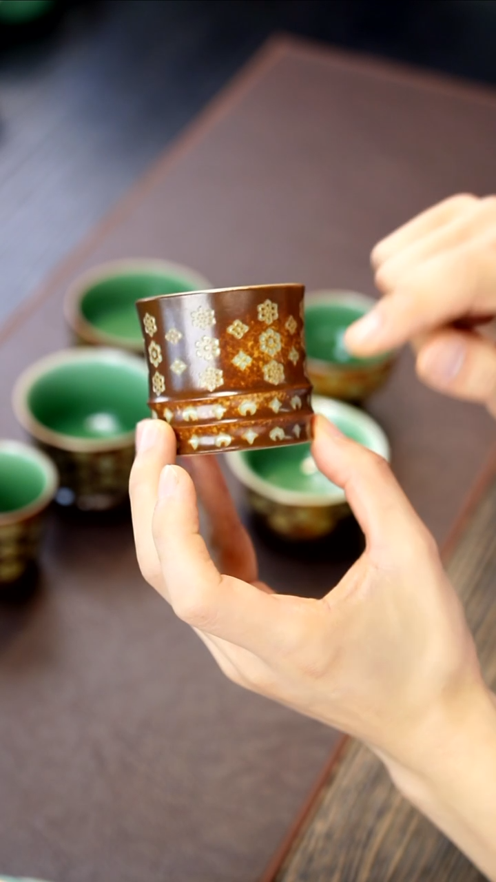 青瓷手工茶器包邮