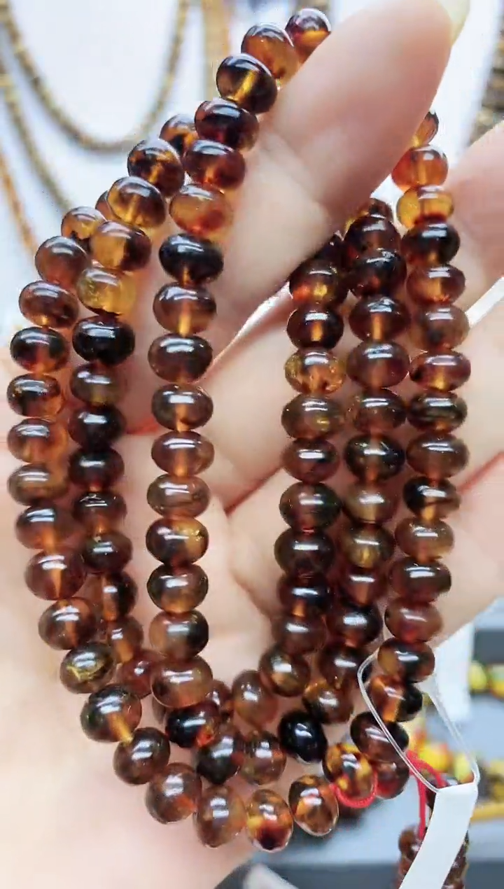 【闪购商品】琥珀颈饰未镶嵌7琥珀