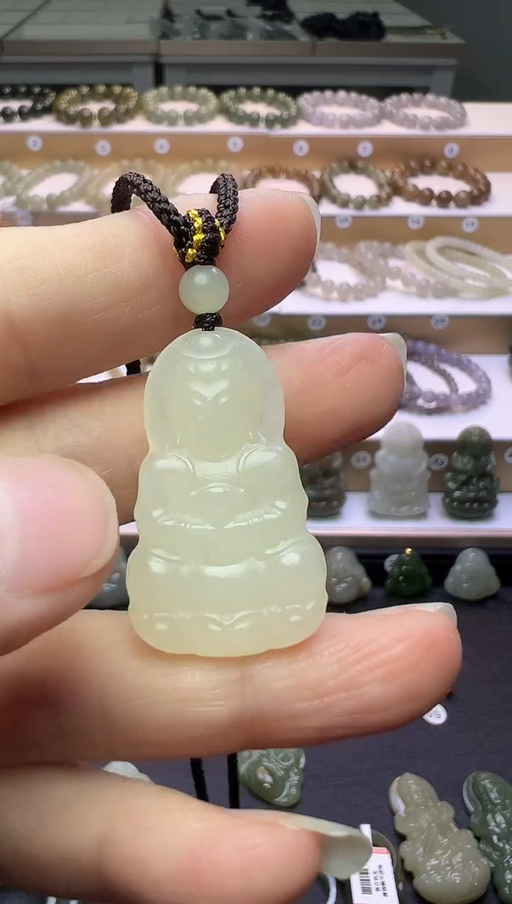 颈饰未镶嵌和田玉220号链接约卡33*20*5