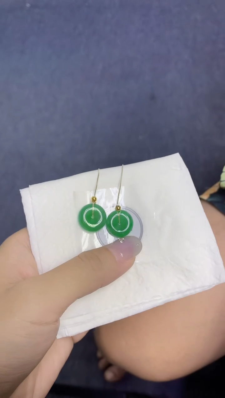 颈饰未镶嵌翡翠天然缅甸翡翠A货百元以上9元证书费自理