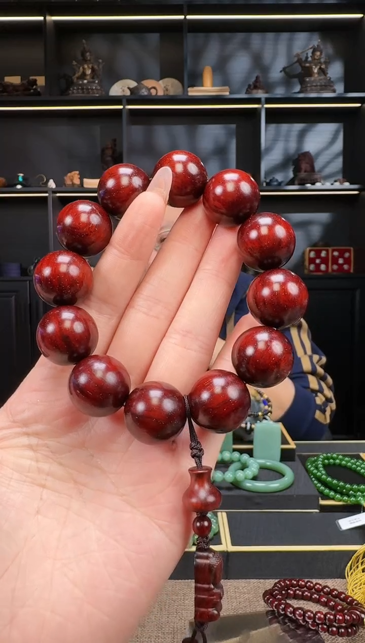 【闪购商品】小叶紫檀手串/手链20mm圆珠手串