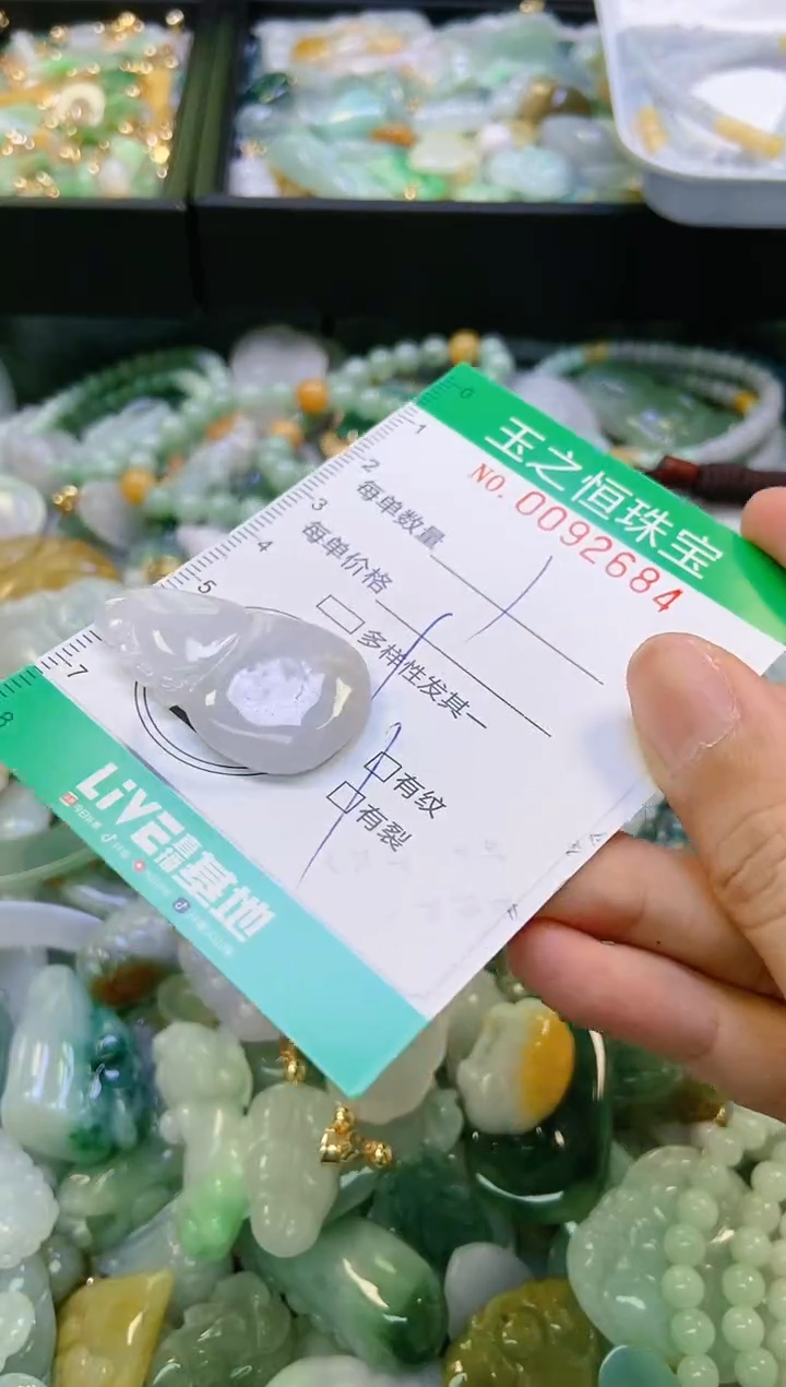 翡翠未镶嵌颈饰闪购0092684