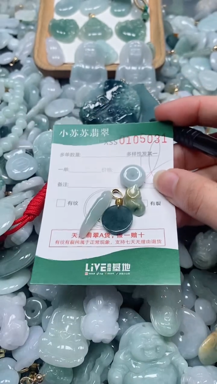【闪购商品】翡翠颈饰未镶嵌闪购商品0105031