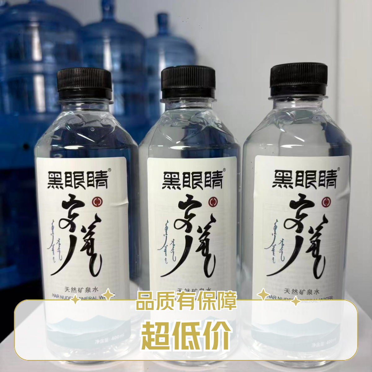 黑眼睛矿泉水1件*400mL*12（瓶装水）同城免费配送
