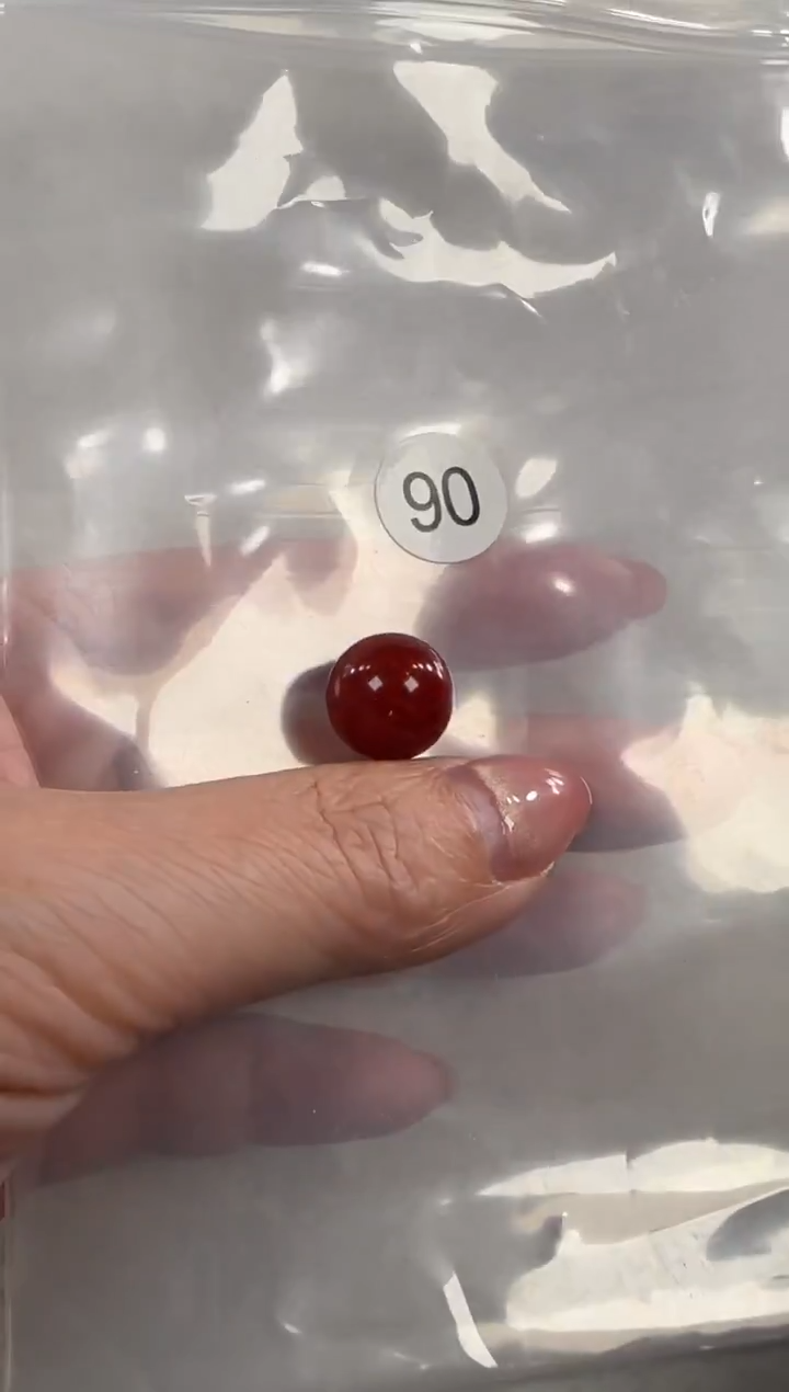 未镶嵌南红玛瑙珠宝半成品颜*原矿无优化无胶裂玫红妖火焰单珠