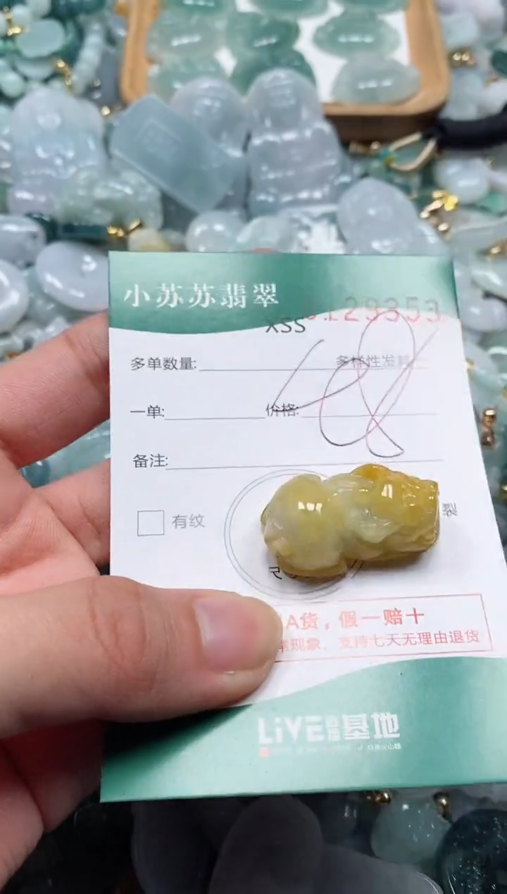 【闪购商品】翡翠颈饰未镶嵌闪购商品0129353