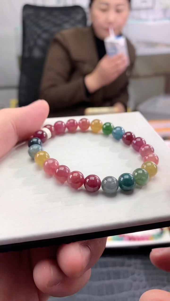 【闪购商品】碧玺手串未镶嵌多样性发一条