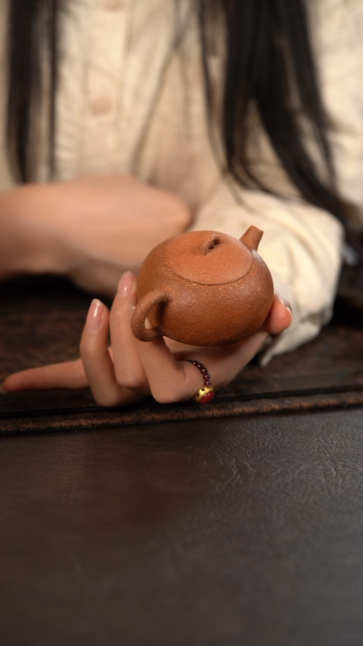 【闪购商品】杯君心福利陶瓷杯周边伟壶传统泡壶杏仁A