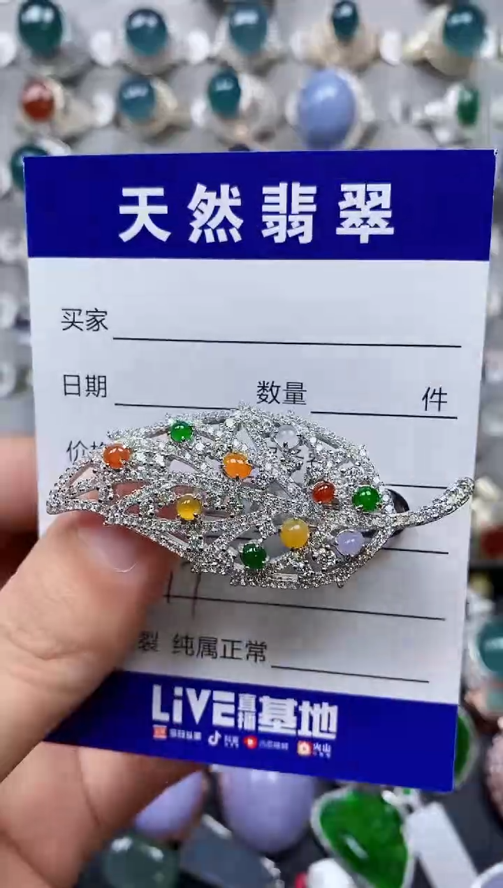 【闪购商品】翡翠颈饰银S925镶嵌0297