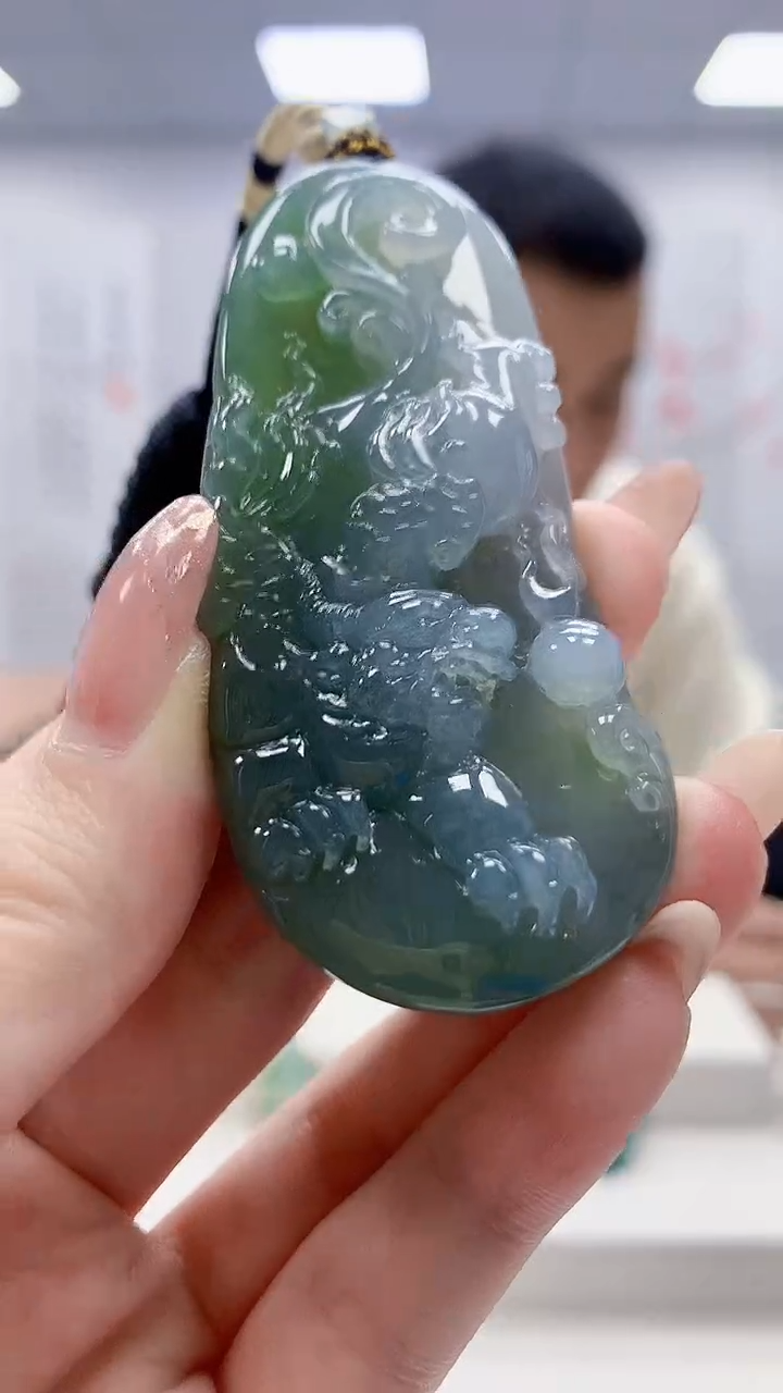 未镶嵌定制翡翠4898jw-毛货挂件63