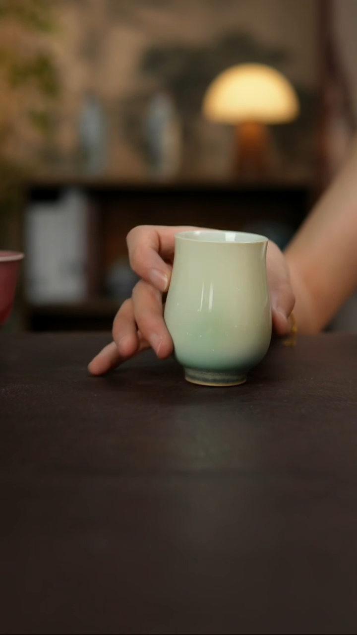 杯景德镇陶瓷杯碗柴烧多人
