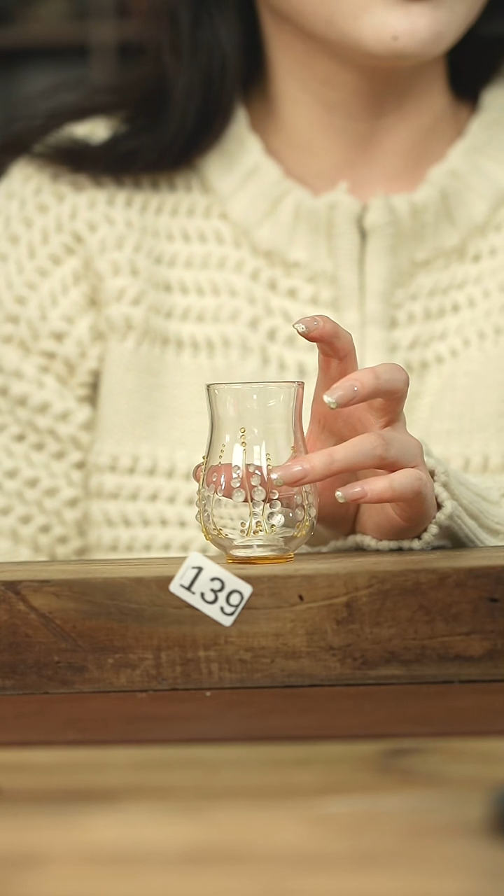  设计师手作！！玻璃闻香杯~