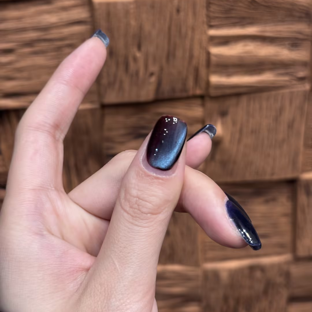 蓝眼泪色10ml-WR338玻璃珠猫眼甲油胶指甲油独特高级感新年款