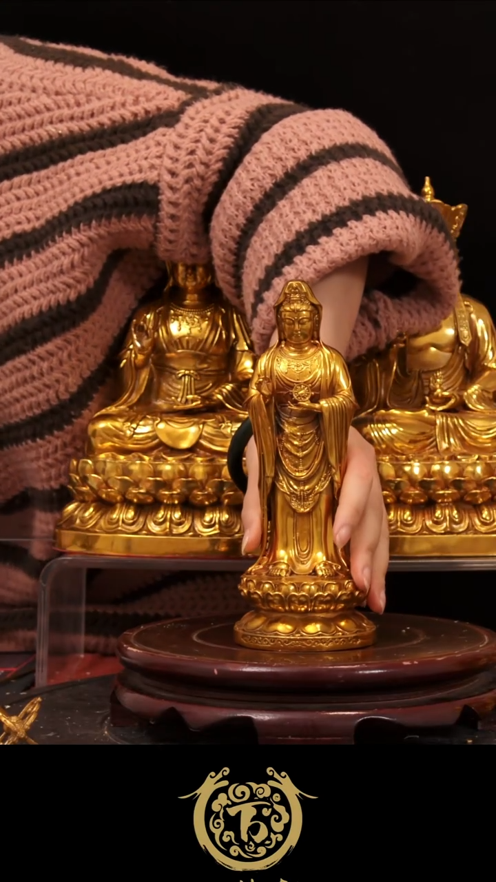 铜器摆件观关20高