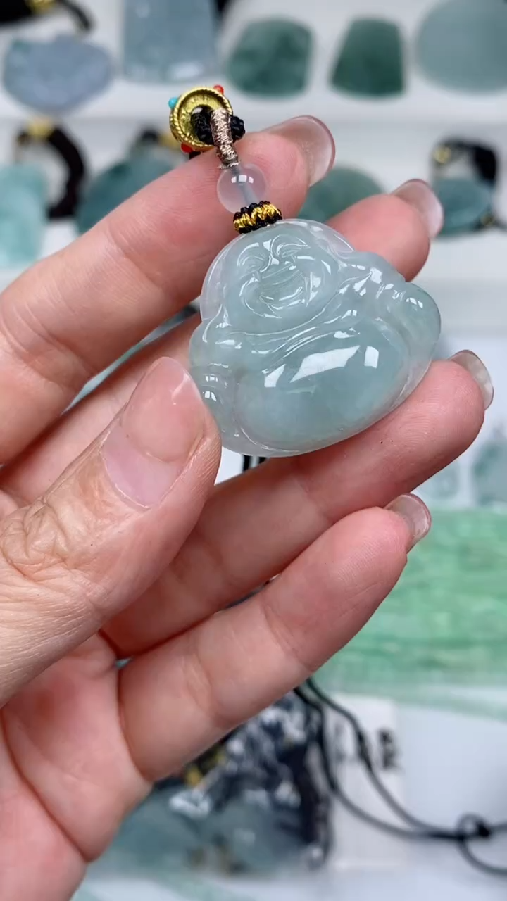 颈饰未镶嵌翡翠吊坠