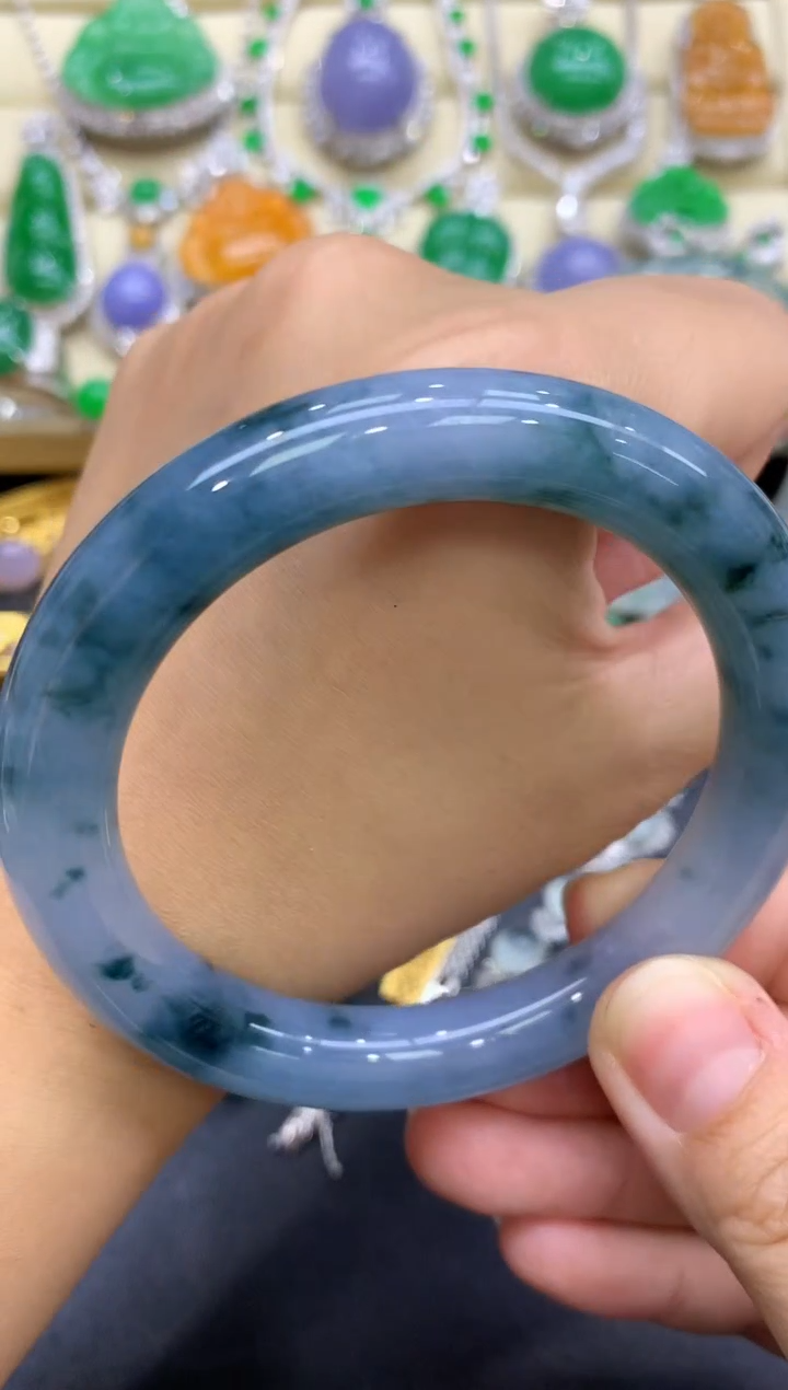 未镶嵌手镯翡翠490-中国好珍宝