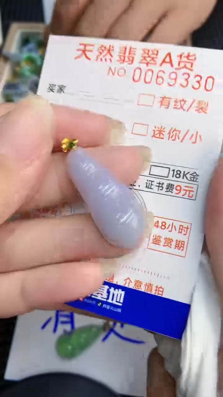 【闪购商品】翡翠颈饰18K金镶嵌            8