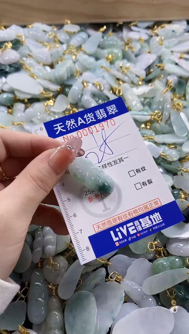 颈饰未镶嵌翡翠天然A货翡翠