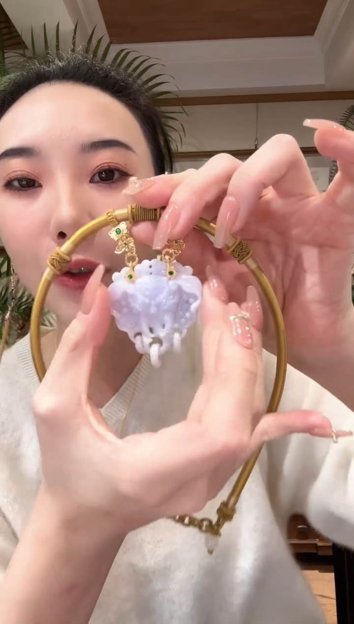 【闪购商品】翡翠颈饰未镶嵌国风