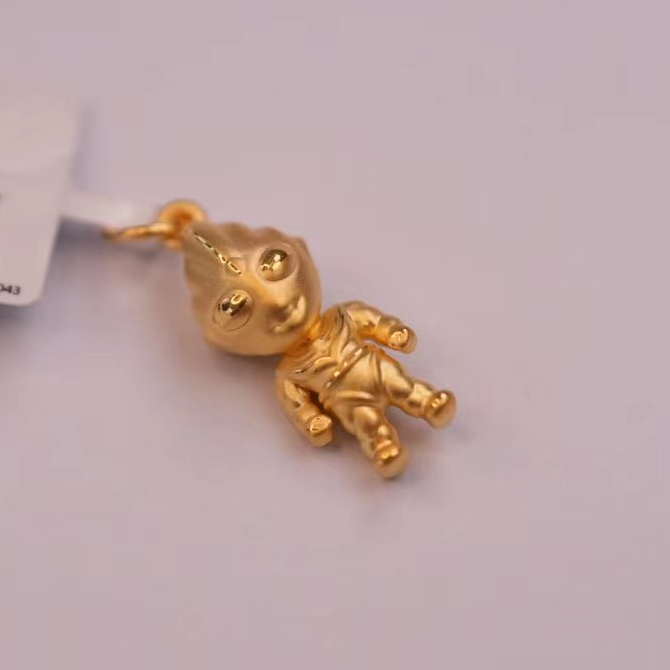 【巧玲专属】足金999卡通奥特曼吊坠经典时尚百搭