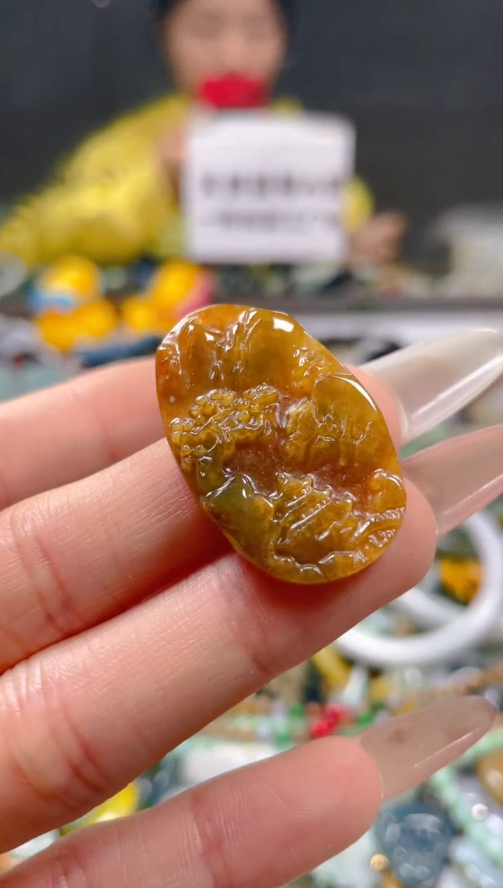 【闪购商品】翡翠颈饰未镶嵌/T/翡翠A货一图一物