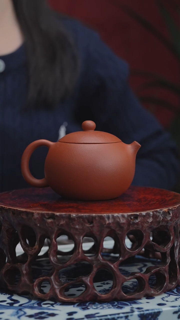 【闪购商品】紫砂茶壶西施朱泥180