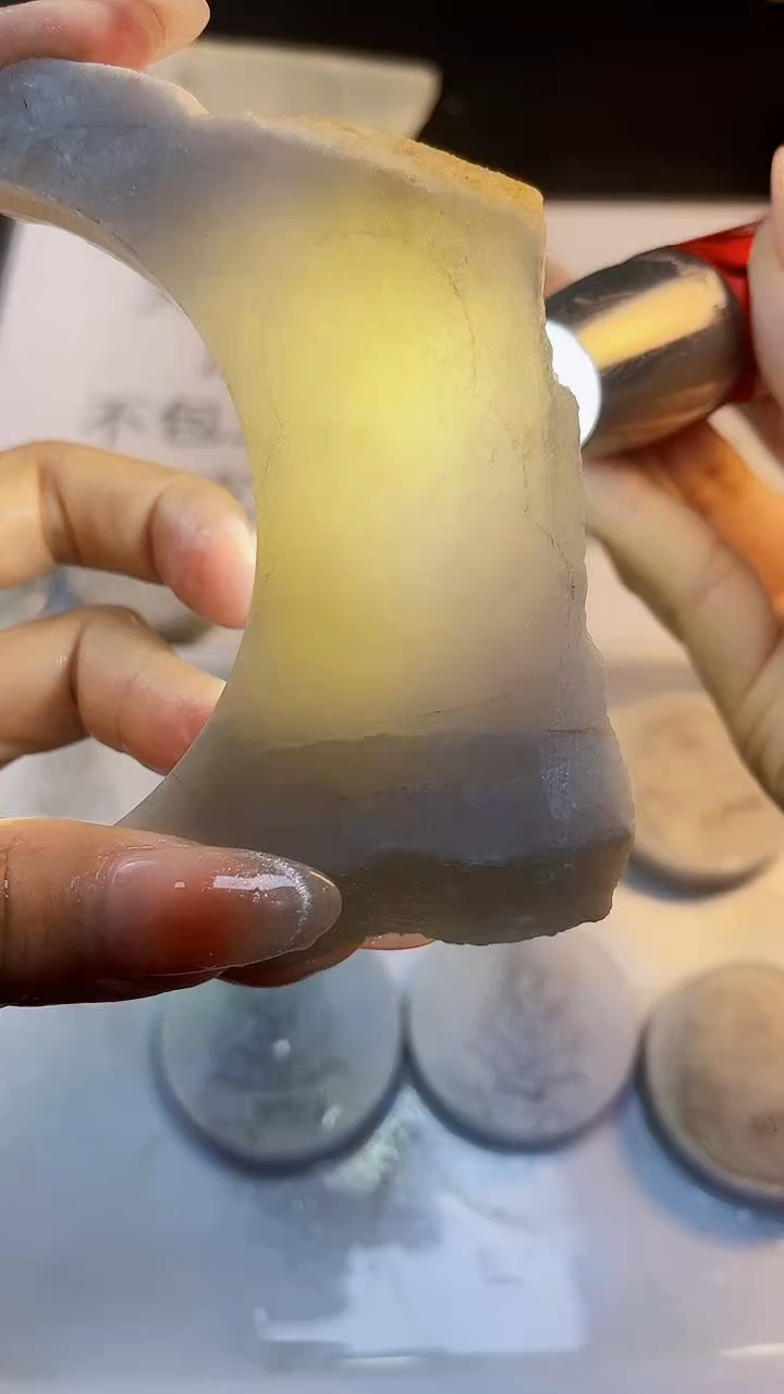 翡翠裸石缅甸天然翡翠A货08